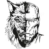 Kép 3/4 - Egyedi feliratos vicces póló - Wolf/Ironman
