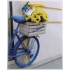 Kép 2/2 - Kék bicikli mintás papírtáska