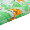 Kép 2/2 - Gyerek matrac New Baby 120x60 hab-kókusz zöld mintákkal