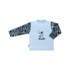 Kép 4/7 - Gyerek pamut pizsama New Baby Zebra léggömbbel kék