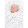 Kép 5/6 - Luxus pólya Minky-ből New Baby fehér 73x73 cm