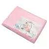 Kép 3/4 - Gyerek fleece takaró New Baby 100x75 rózsaszín csíkos
