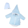 Kép 1/3 - Téli baba kabát sapkával Nicol Kids Winter kék