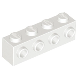 LEGO 1 X 4 fehér módosított kocka