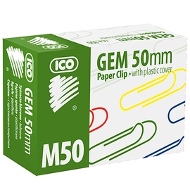 ICO: M50 Színes gemkapocs 50mm 100db-os