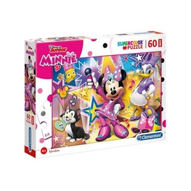 Minnie egér és boldog segítői Supercolor Maxi puzzle 60 db-os - Clementoni