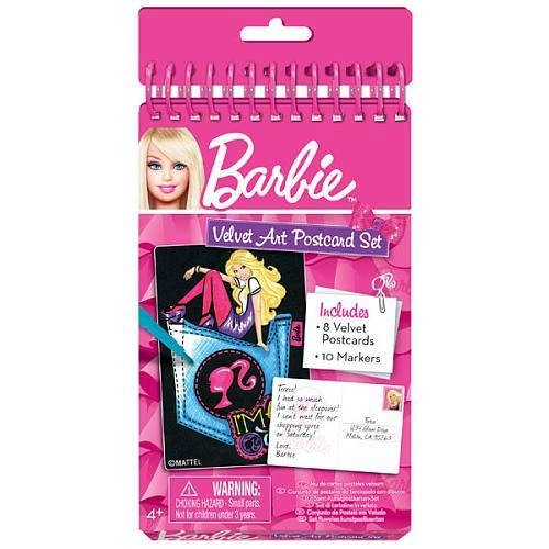  Barbie Bársony Képeslap Tervezőfüzet 