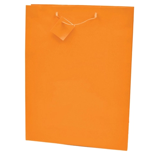 Narancs színû extra nagy díszzacskó 45,7x33x10,2 cm