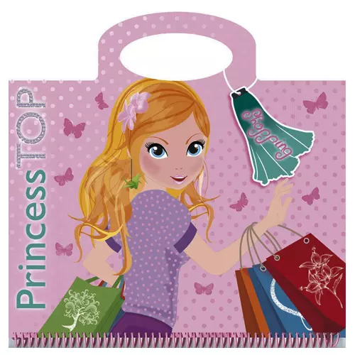 Princess TOP - Shopping pink matricásfüzet