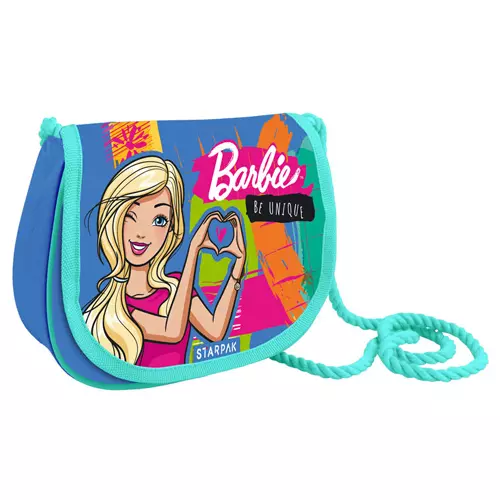 Barbie kis oldaltáska kék-zöld színben