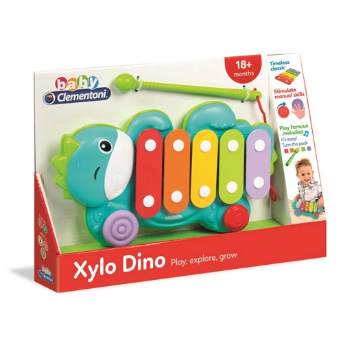 Baby dinoszauruszos színes xilofon - Clementoni