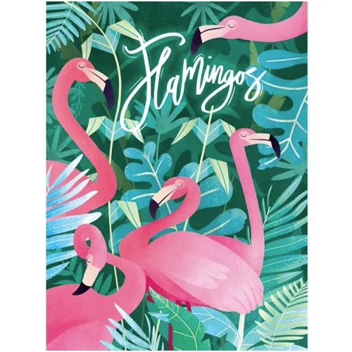 Flamingók Fantastic Animals 500 db-os puzzle - Clementoni