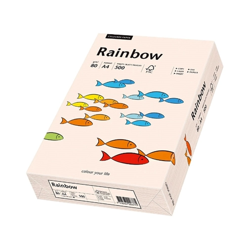Másolópapír, színes, A4, 80g. Rainbow® 500ív/csomag, 03 vajszínű