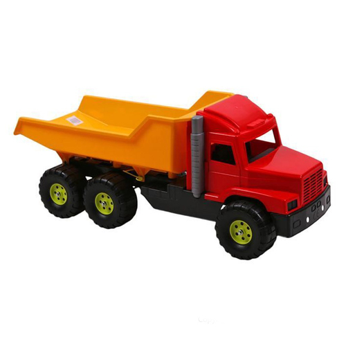 Homokozó játék - Teherautó sárgás-piros