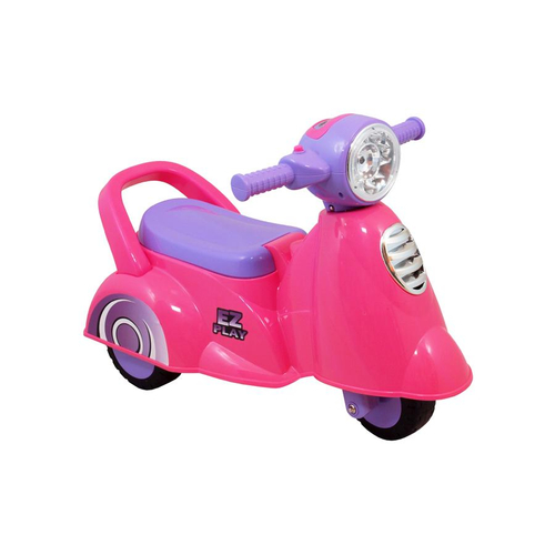 Gyerek zenélős jármű Baby Mix Scooter rózsaszín