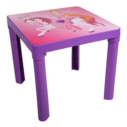 Gyerek kerti bútor- műanyag asztal lila