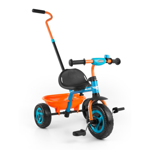 Gyerek háromkerekű bicikli Milly Mally Boby TURBO orange